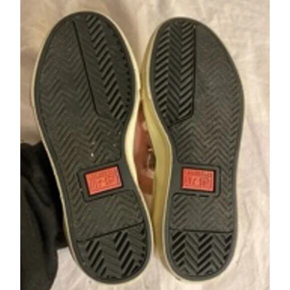 Distressed Butterfly Print Converse Slip-On Sneakers Beige/Black Women’s 7.5 - Picture 10 of 10